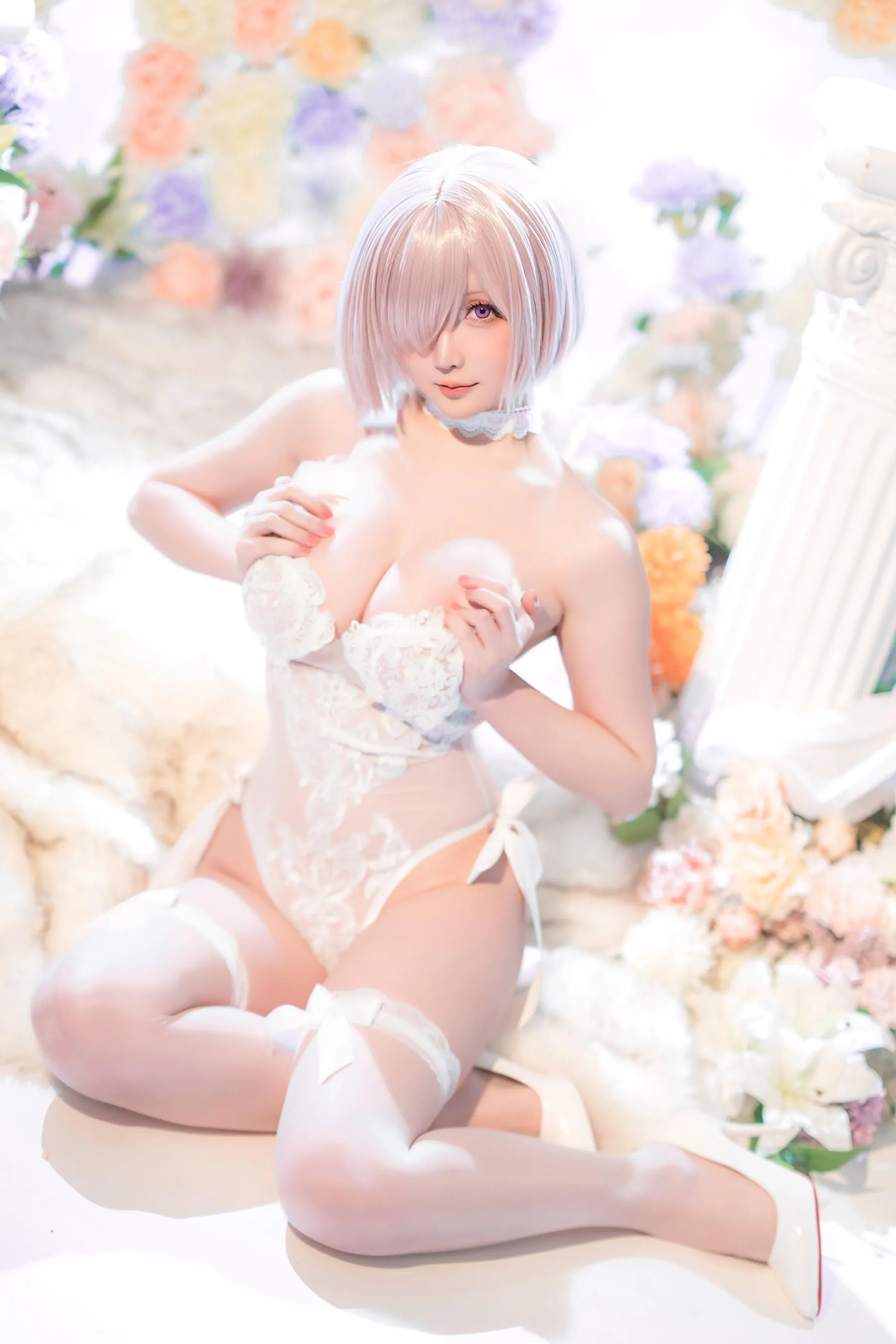 星之迟迟 – NO.141 FGO-玛修同人婚纱 [79P]插图